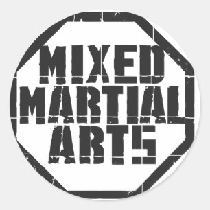 PEGATINA REDONDA MMA