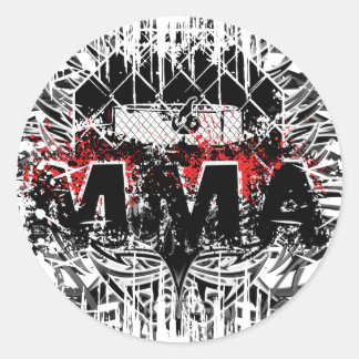 PEGATINA REDONDA MMA 01