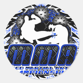 PEGATINA REDONDA MMA 22