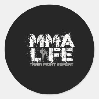 Pegatina Redonda Mma mixta mial