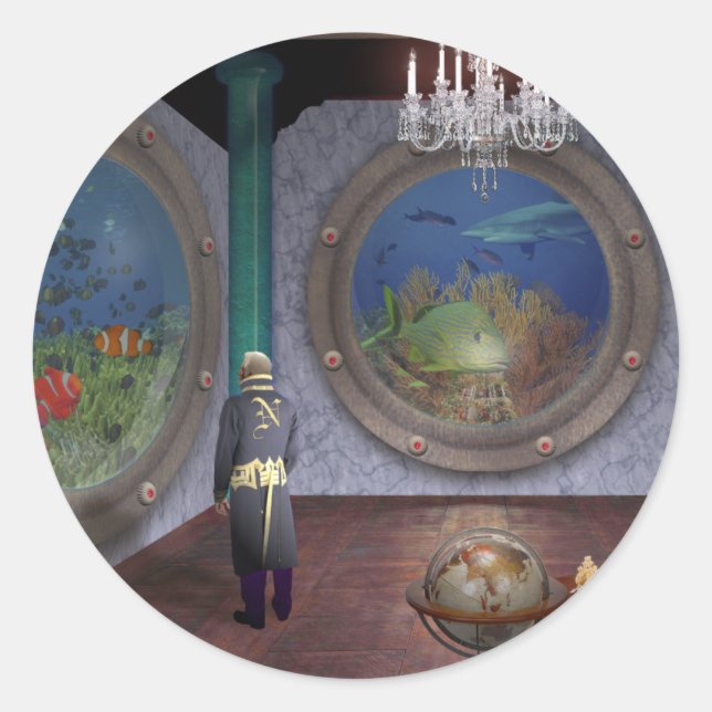 Pegatina Redonda Mobilis en Mobili (Anverso)