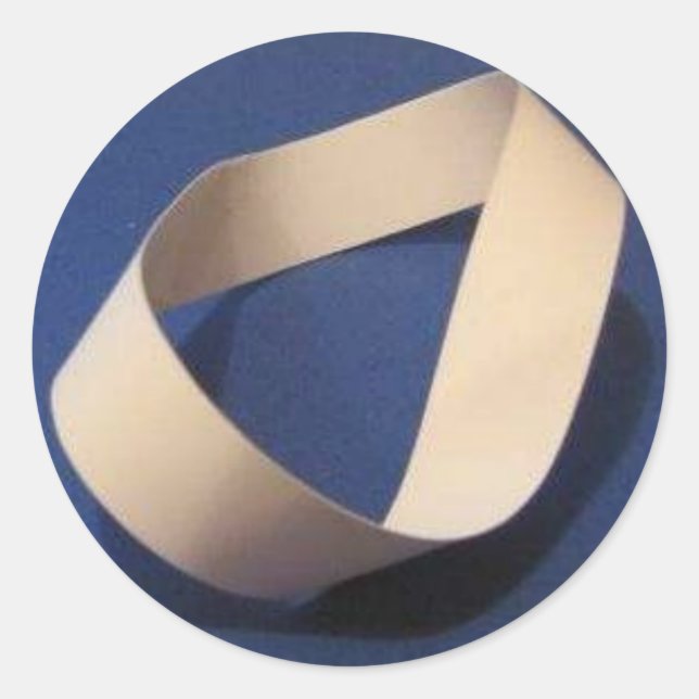 Pegatina Redonda Mobius (Anverso)
