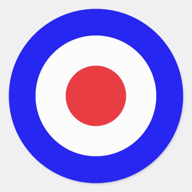 Pegatina Redonda Mod (Anverso)