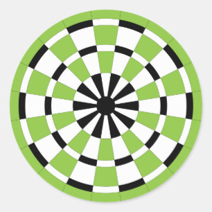 Pegatina Redonda Mod Dartboard