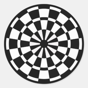 Pegatina Redonda Mod Dartboard