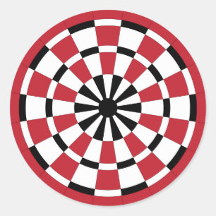 Pegatina Redonda Mod Dartboard