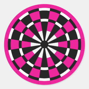 Pegatina Redonda Mod Dartboard