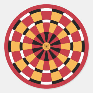 Pegatina Redonda Mod Dartboard