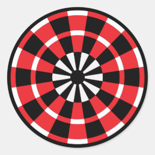 Pegatina Redonda Mod Dartboard