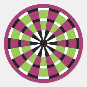 Pegatina Redonda Mod Dartboard