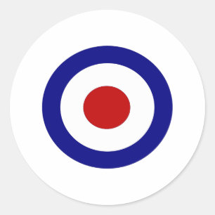 Pegatina Redonda Mod Target