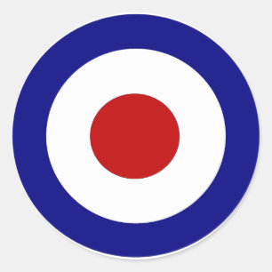 Pegatina Redonda Mod Target