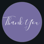 Pegatina Redonda Moda de color ultravioleta púrpura 2018 Glam Favor<br><div class="desc">Elementos coincidentes disponibles.</div>