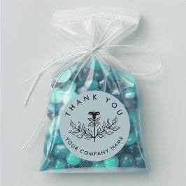 Pegatina Redonda Moda Elegant Lily ORDER GRACIAS PERSONALIZADO