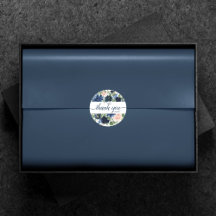 Moda florece | Azul marino y Rubor Gracias