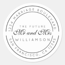 Moda Guión Futuro Sr. Sra. Boda Dirección de Retor