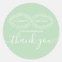 Moda romántica botánica de neo-mint infinito elega