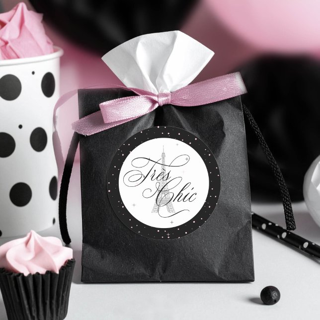 Pegatina Redonda Moda Très Paris Polka Dots ID1162 (Subido por el creador)