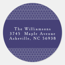 Moderna Hanukkah Star Lines Dirección de retorno a