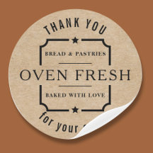 Moderna Kraft Rustic Black Gracias a la panadería