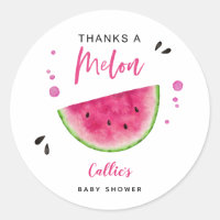 Moderna sandía rosa Baby Shower