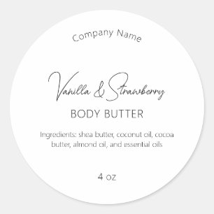 Pegatina Redonda Moderna y elegante industria de belleza