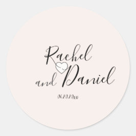 Pegatina Redonda Moderno