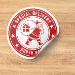 Pegatina Redonda Moderno Colorful Merry Christmas Classic Round<br><div class="desc">navidad,  navidad,  modernidad,  colorido,  tipografía,  simple,  audaz,  corazón,  mínimo,  navidad regalos,  regalo de regalo</div>