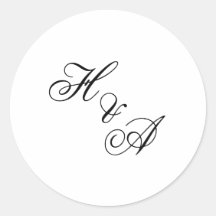 Moderno Elegante Script de Caligrafía Monograma Bo