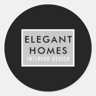 Pegatina Redonda Moderno minimalista