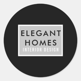 Pegatina Redonda Moderno minimalista