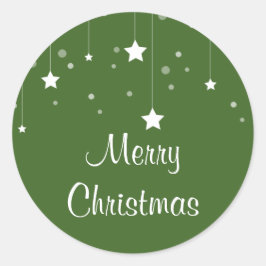 Pegatina Redonda Moderno Navidad Clásico Doble Palo