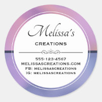 Moderno Negocio De Swirling Púrpura Y Rosa