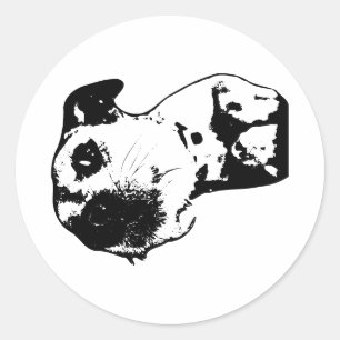 Pegatina Redonda Modo Chill activado