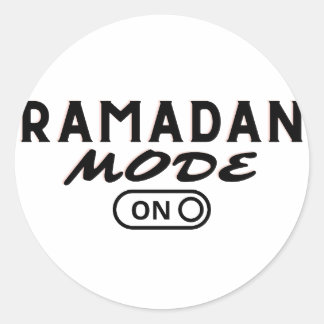 Pegatina Redonda Modo Ramadán ON -2023-