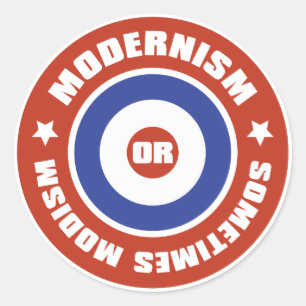 Pegatina Redonda Mods
