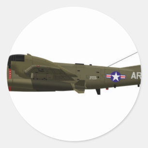 Pegatina Redonda Mohawk de Grumman OV-1