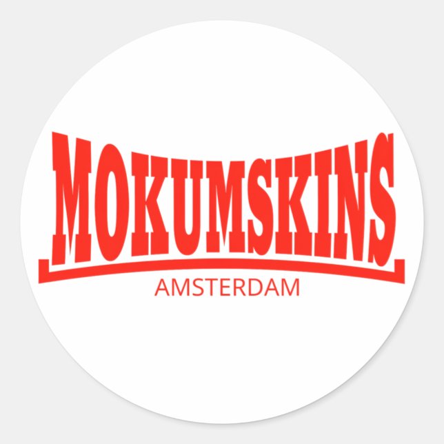 Pegatina Redonda Mokumskins stickers (Anverso)