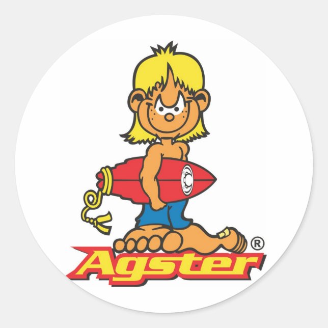 Pegatina Redonda moleke (Anverso)