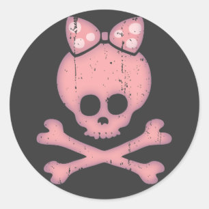 Pegatina Redonda Molly Bow Dot