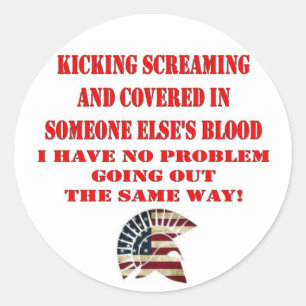 PEGATINA REDONDA MOLON LABE