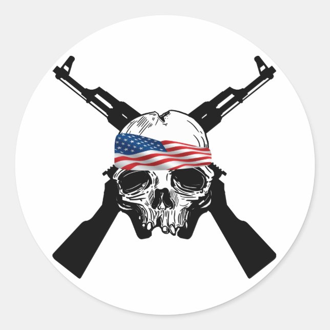 Pegatina Redonda Molon Labe Baby (Anverso)