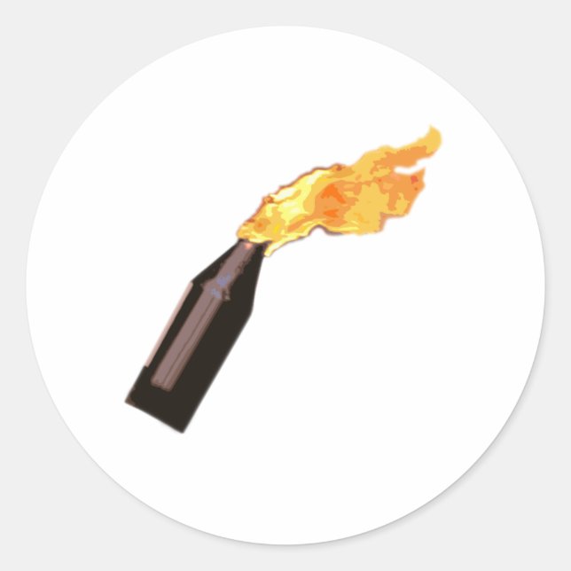 Pegatina Redonda Molotov (Anverso)