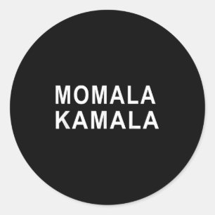 Pegatina Redonda Momala Kamala Harris Vicepresidente demócrata