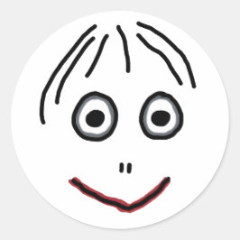 Pegatina Redonda Momo