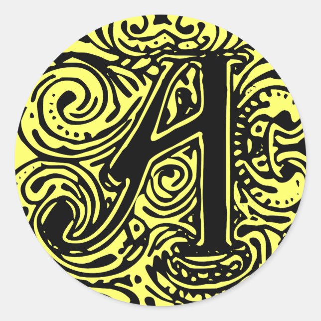 Pegatina Redonda Monarquia "A" (Anverso)