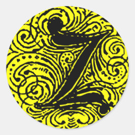 Pegatina Redonda Monarquia "Z"