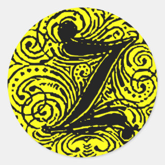Pegatina Redonda Monarquia "Z"