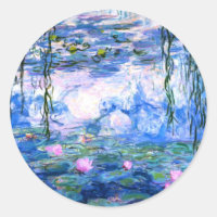 Monet Pink Water Lilies