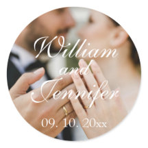 Monograma elegante personalizado con foto, nombre 
